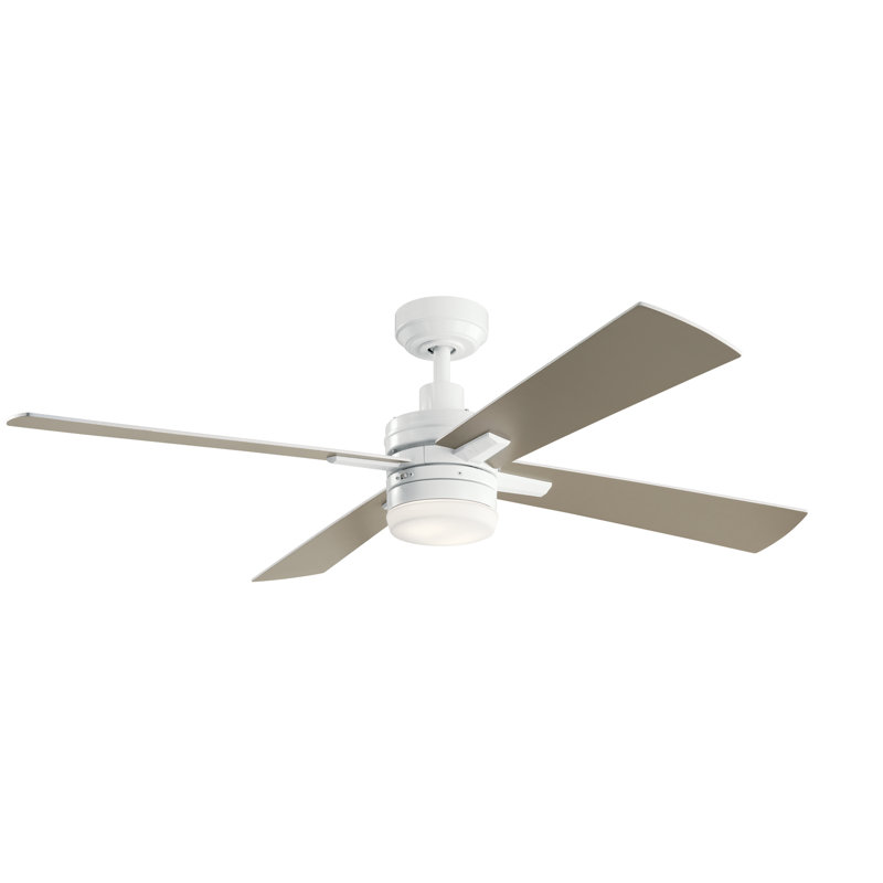 Lija 52'' Ceiling Fan with LED Lights, White
