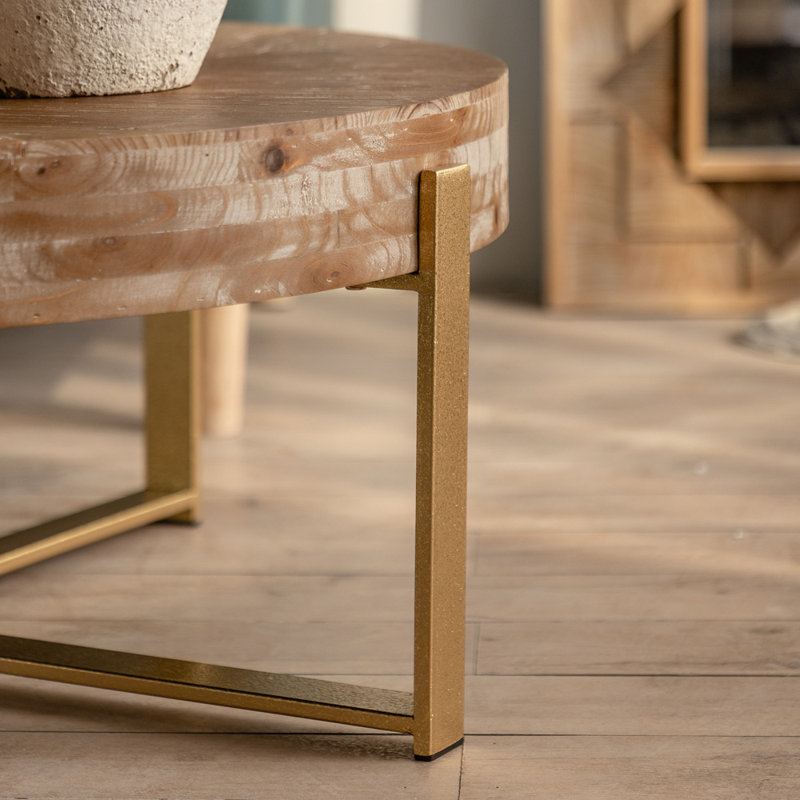 31.29'' Console Table, Gold