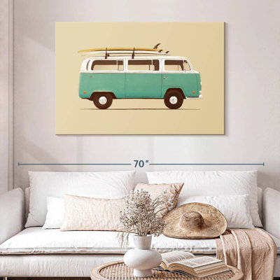 Mehar Blue Retro Van