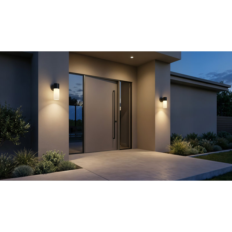 Focal LED Outdoor Wall Lantern, 16.25" H x 5.125" W x 9" D, 10 W