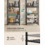 5-Tier Steel Shelving Unit, Durable Storage Rack, Easy Assembly, 40 x 30 x 144 cm, Black