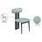 Dario Upholstered Back Side Chair Dining Chair-89184580-101365217