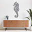 Décoration murale abstraite en forme d'hippocampe - ACM-787106916-787106923