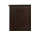 King Size Bed With Tall Headboard, And  Footboard, USB Charging Station, Pinewood Bed With Strengthened Bed Frame,Rich Brown