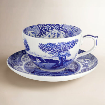 Blue Italian Porcelain Teacup