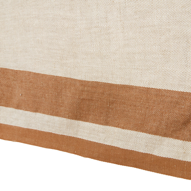 Nappe de Gordes, 70 x 108, Naturel, tabac