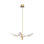 Flora 5 - Light Natural Brass LED Unique/Statement Pendant