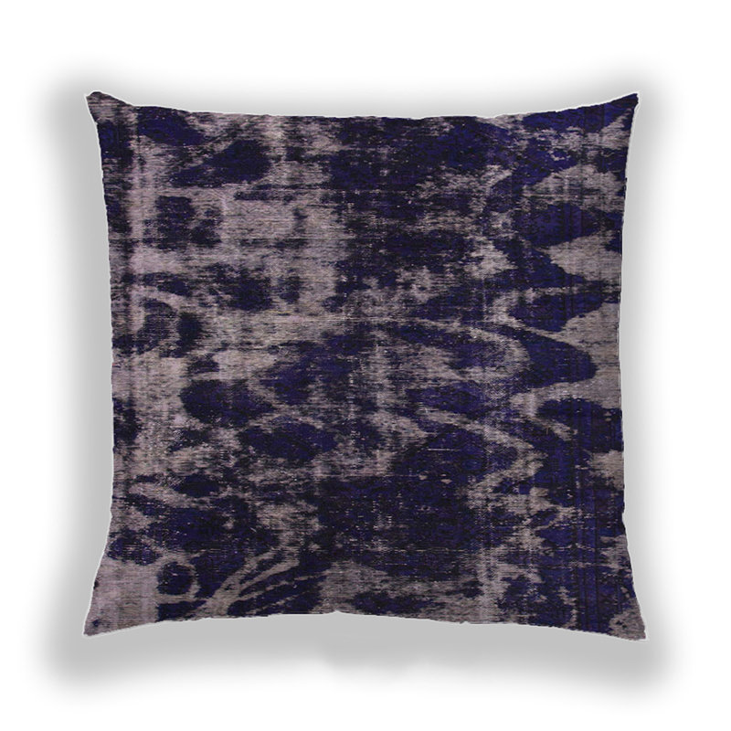 Coussin décoratif abstrait 1156, Microsuède