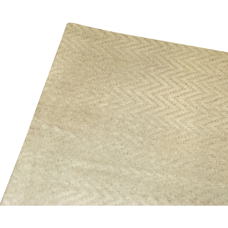 Hand Knotted Wool Area Rug in Birch