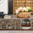 Oriental Machine Washable Rug with Rubber Backing for Living Room Vintage Non-Slip Dining Room Rug Easy-Cleaning Floor Carpet for Bedroom Office Playroom-127074351