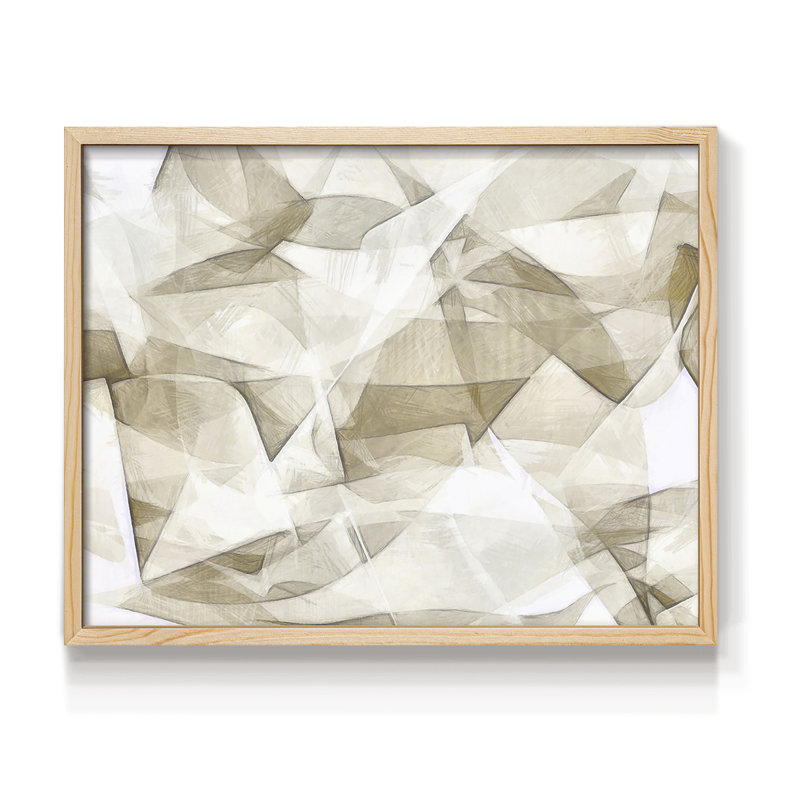 Mindfulness II - Reproduction encadrée - Restickable, Naturel, H 22 po x l 28 po