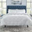 Édredon surdimensionné à passepoil en coton percale 240TC Pointehaven-273685960