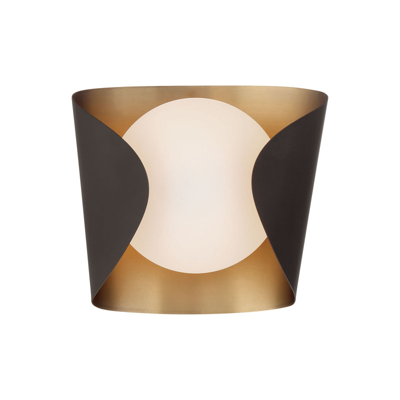 Meuble-lavabo 1 lumière Flare 8,5 pouces, Bronze