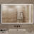 Rectangular Framed Dimmable Anti-Fog LED Wall Bathroom Vanity Mirror Lighted Mirror-654323857