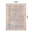 Tapis médaillon bleu délavé Elise-1686353721