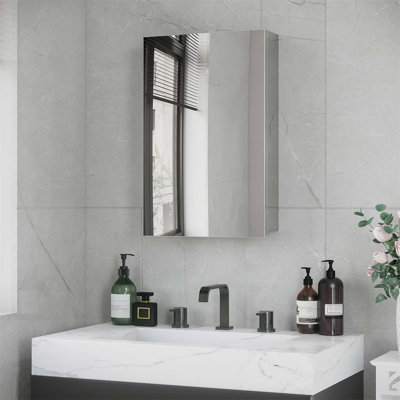 Armoire de rangement murale pour salle de bain, armoire à pharmacie, armoire de salle de bain moderne avec miroir