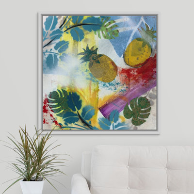 « new tropical bliss ii », peinture sur toile