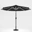 Aisyah 300 cm W X 300 cm D Round Lighted Market Parasol with Crank Lift-1232865081