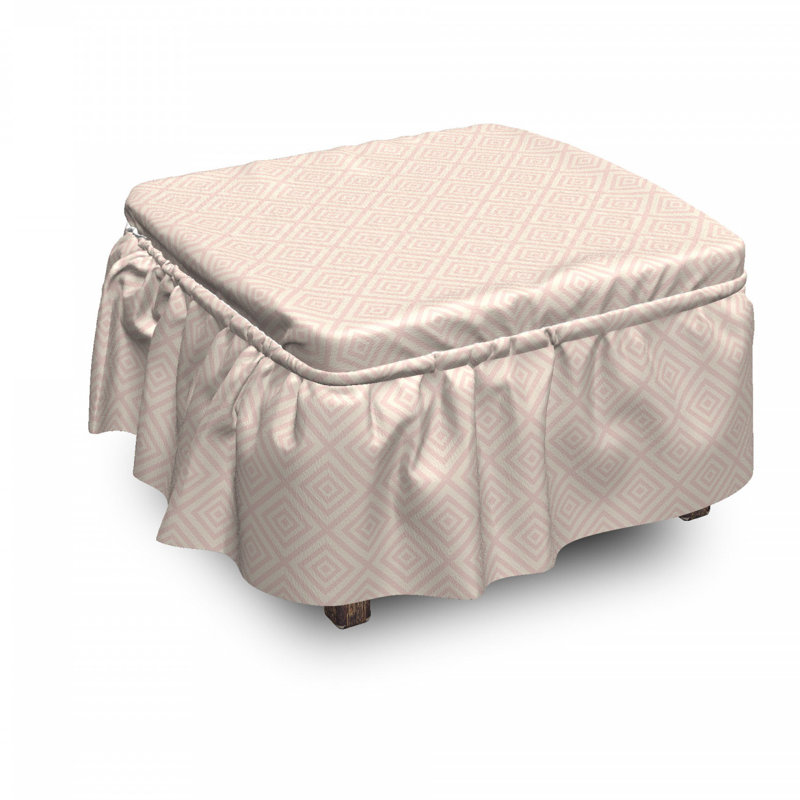 Box Cushion Ottoman Slipcover