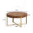 Briyan Round  Coffee Table Fir Wood Table Top with Cross Legs Base,Cocktail Table,Living Room Table-1969792351-1969792349-1988400672