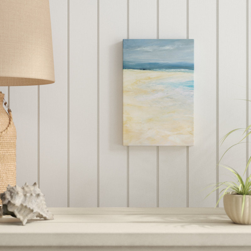 «Storm At Sea I» par Suzanne Wilkins, reproduction d'art sur toile tendue, H 12 po x l 8 po