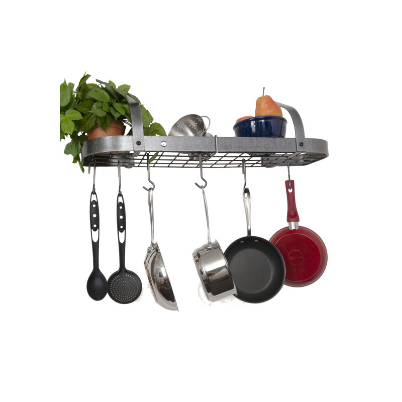 Elite Handcrafted Wall Mounted Pot Rack