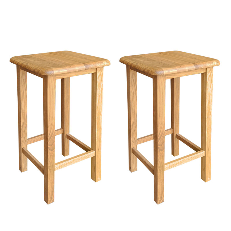Bobigny Solid Wood Side Table Set