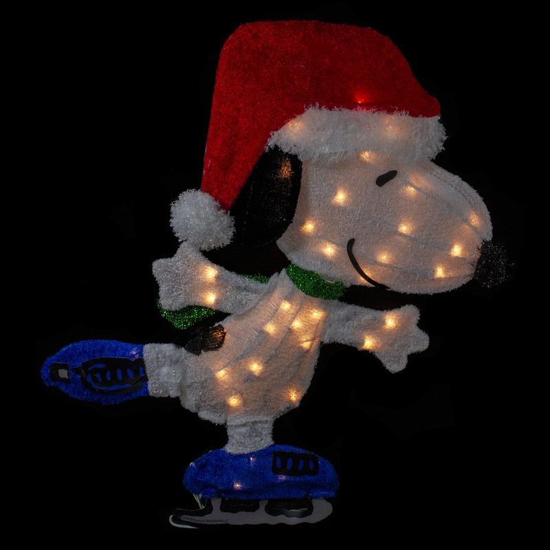 Décoration de Noël d'extérieur 24 po Snoopy