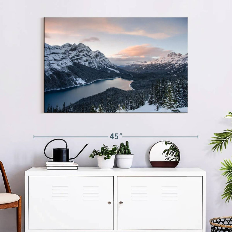 Kerrick, Banff sous la neige, H 26 po x l 39 po