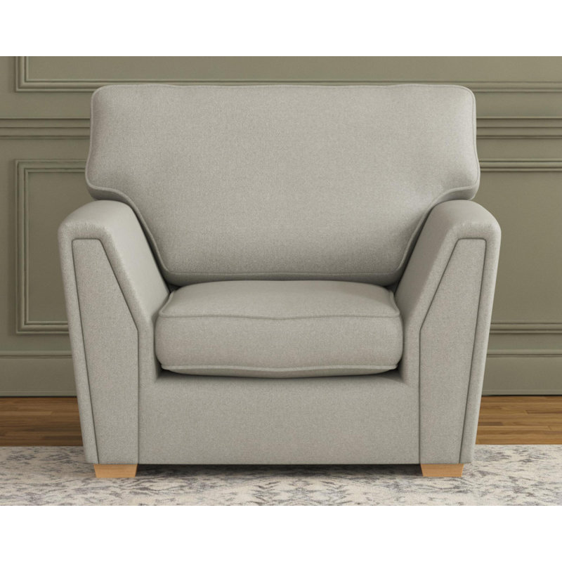 Upholstered Armchair, Steel