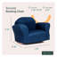 Chaise berçante en coton pour enfants Santillan