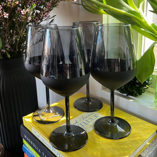 Dipped Wine Glasses