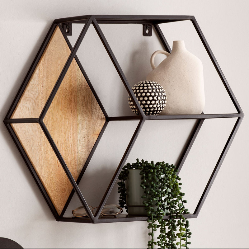 Hexagon Accent Shelf