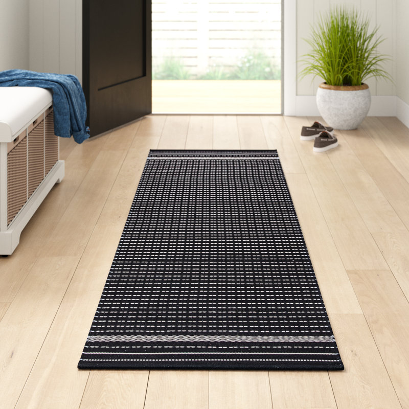 Josie Flatweave Cotton Striped Indoor Rug, Runner 2'3" x 9'