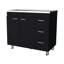 Armoire de cuisine 2 portes et 3 tiroirs