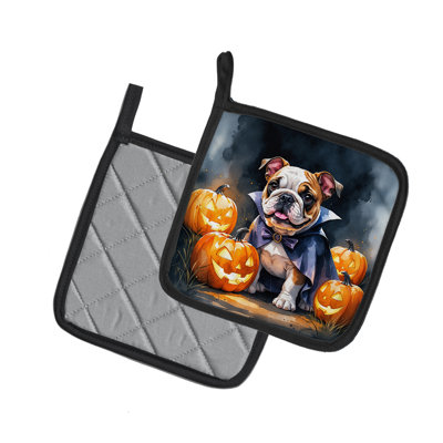 Chiot bouledogue anglais Halloween