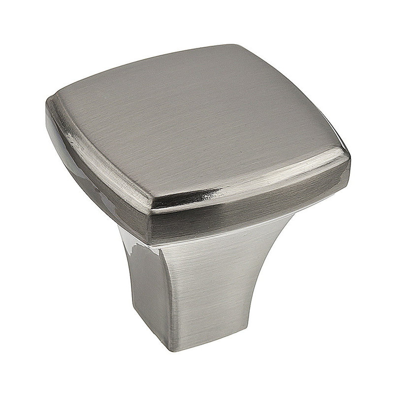 Expression Square Knob, Brushed Nickel