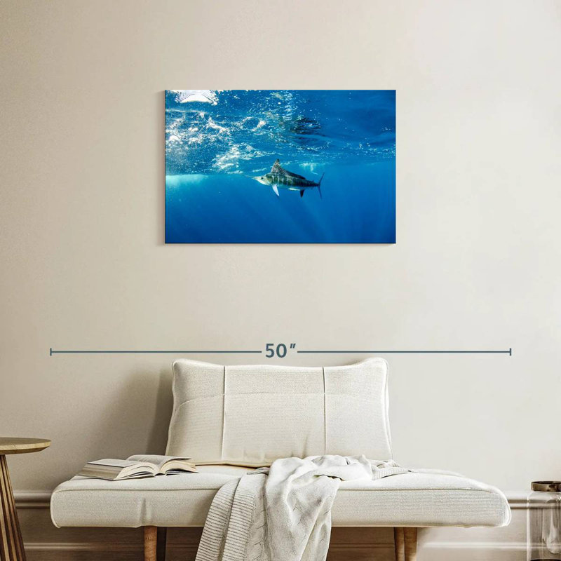 Brampt Underwater Marlin, 20" H x 30" W
