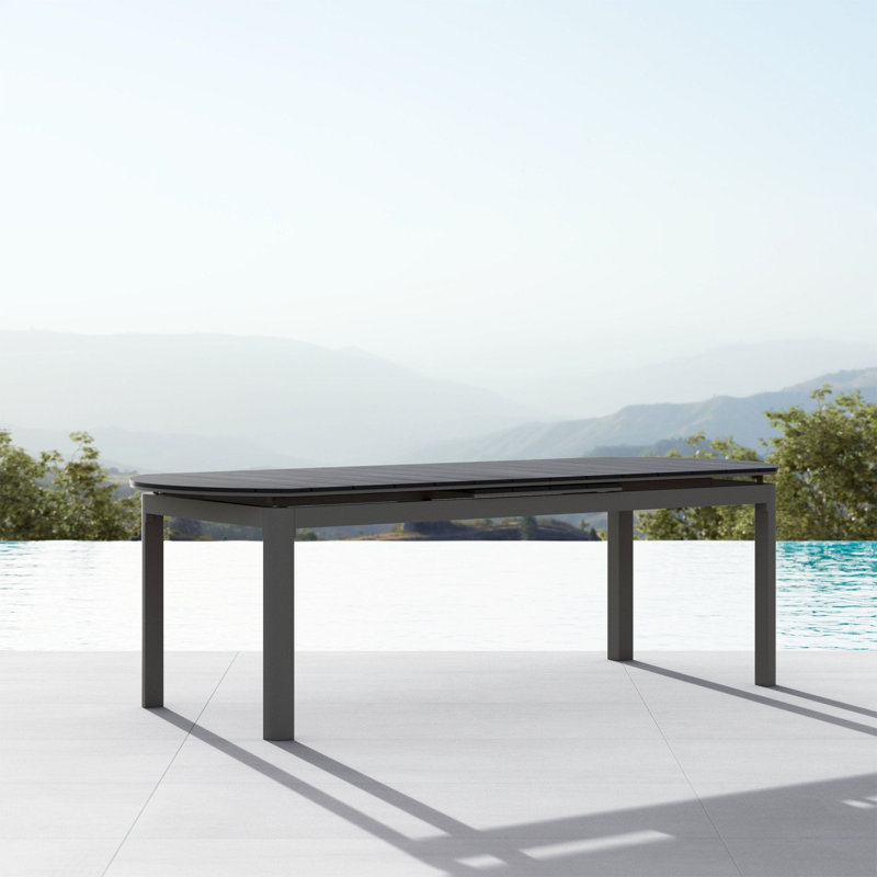 Seville Extendable Dining Table, Black