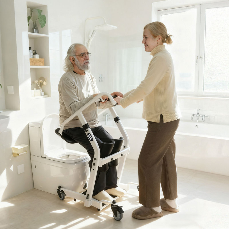 Sit to Stand Lift, Stand Assist Lift for Elderly, Patient Transport Unit, Stand Lift Assistance for Muscle Building & Fall Prevention, Standing Transfer Device for Home Care Use