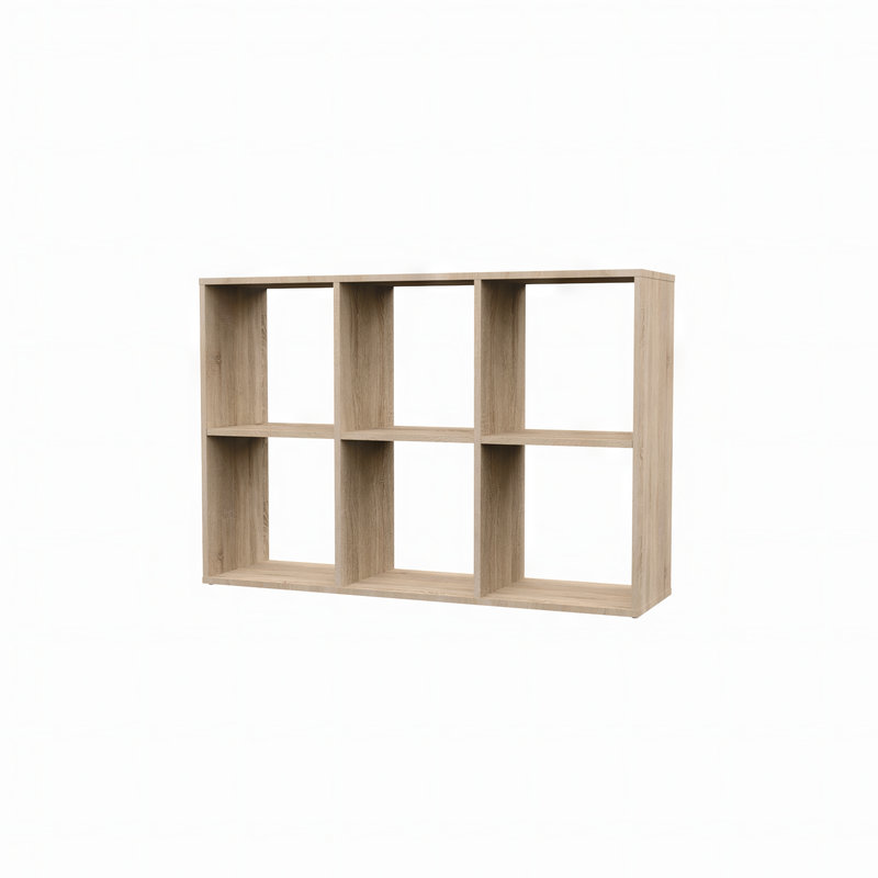 Neiya 75cm H x 110cm W Bookcase, Oak