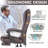 Noshin Ergonomic Faux Leather Massage Executive Chair-324681373