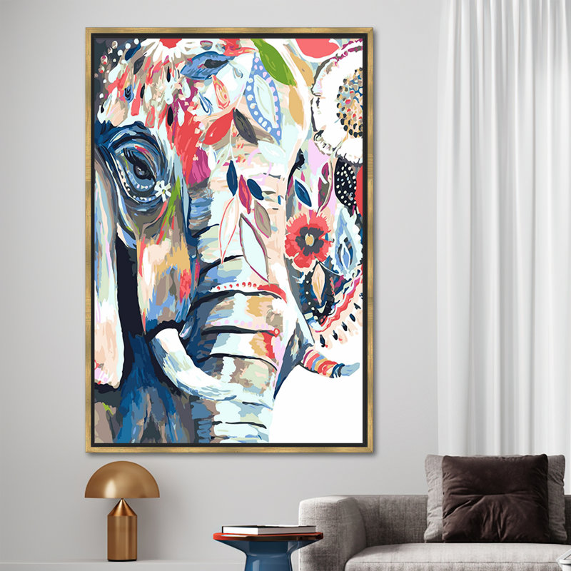 Print on Canvas, Gold Floater Framed, 20 cm H x 30 cm W