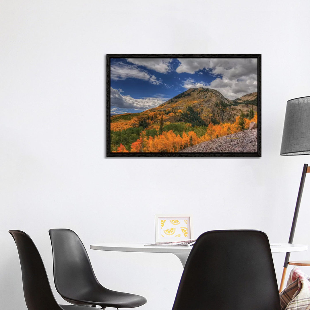 Color In The Clouds von Bill Sherrell - Galerie-verpackte Leinwand Giclée