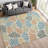 Machine Washable Indoor/Outdoor Jozwiak ACN2384 Floral Rug-65320320
