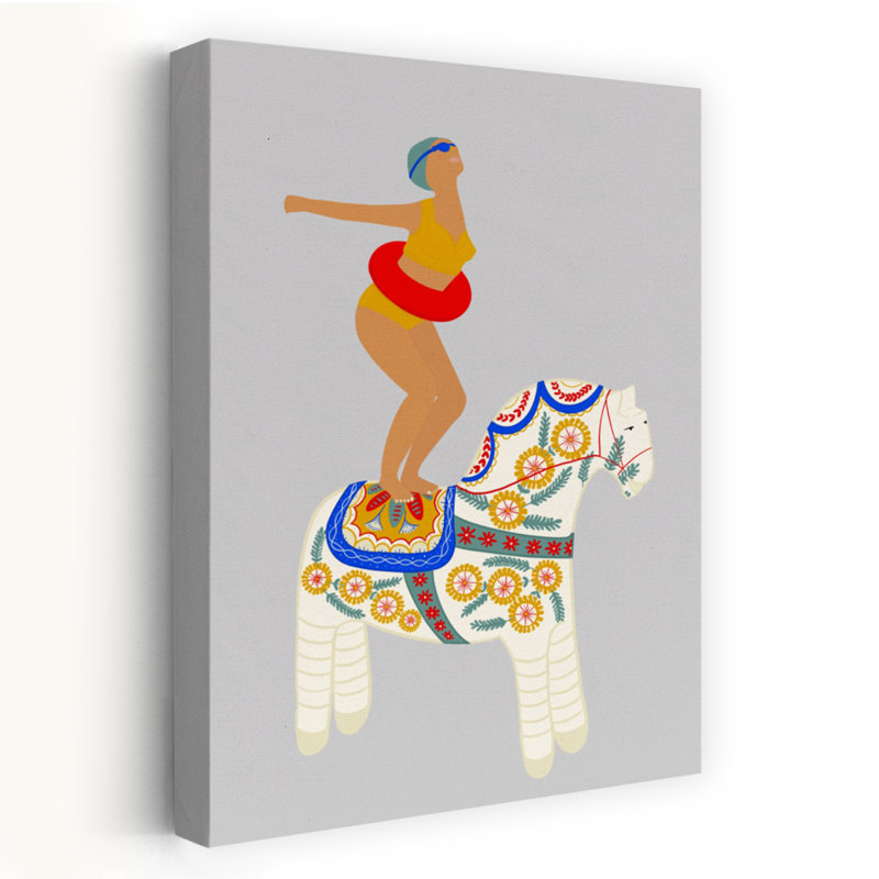 Art contemporain Art cheval contemporain, H 24 po x l 16 po
