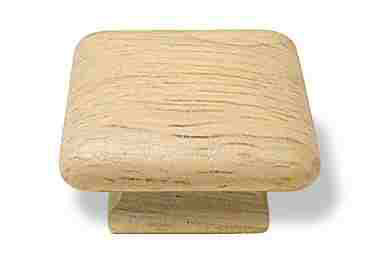 (5 Pack) 1-1/2 inch Square Knob Blonde