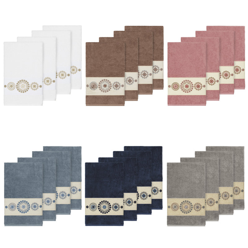 Isabelle Turkish Cotton Hand Towel, Latte