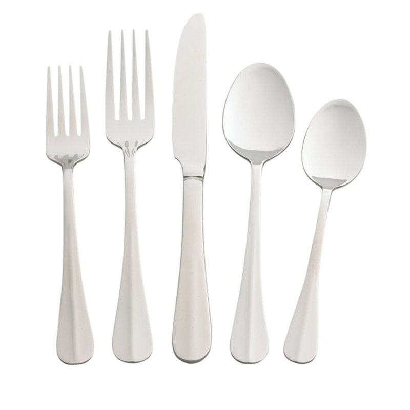 International Silver Simplicity 53-Piece Stainless Steel Flatware Set, Service for 8