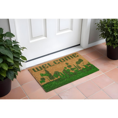 Tapis d'entrée 18 po x 30 po Coir